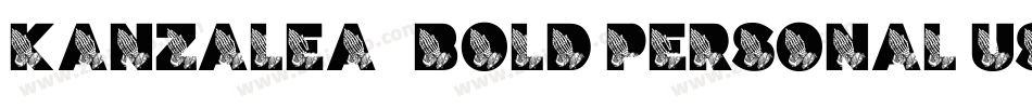 KANZALEA - BOLD PERSONAL USE字体转换